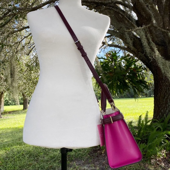 🌸💞Kate Spade Color Block Satchel Pink Multi - Picture 3 of 4